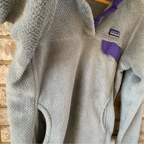 Patagonia | Re-Tool Pullover in Gray & Violet | M - Picture 4 of 11
